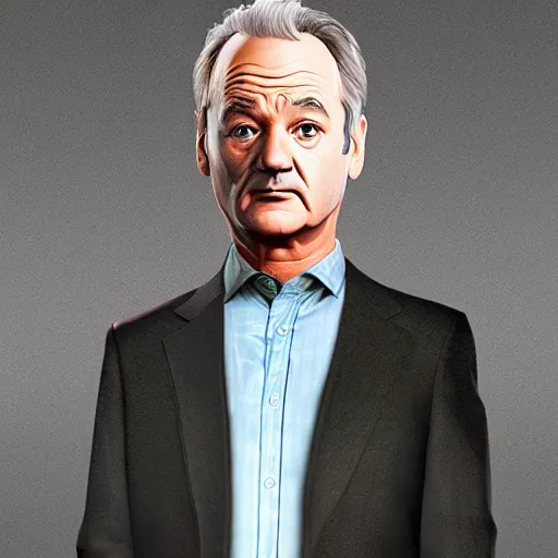 Image similar to bill murray as a gta 5 character