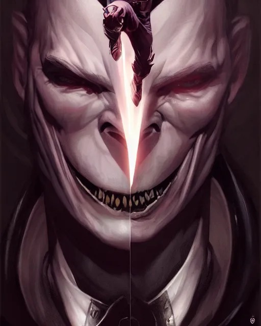 Prompt: vampire batman, evil smile, realistic character concept, full body, sinister pose, comic book, illustration, slender symmetrical face and body, cinematic lighting, hyperdetailed, cgsociety, 8k, high resolution, Charlie Bowater, Tom Bagshaw, Steve Niles, insanely detailed and intricate