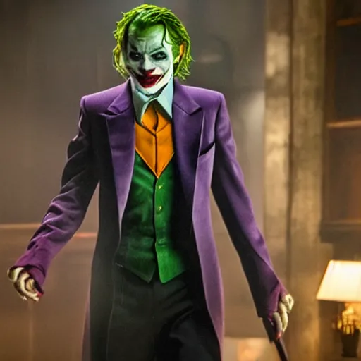 Image similar to awe inspiring beautiful 8k hdr Emma Stone as The Joker