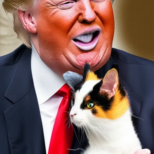 Prompt: donald trump calico critter