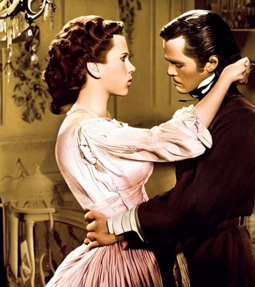 Image similar to Scarlett Johansson in Gone With the Wind