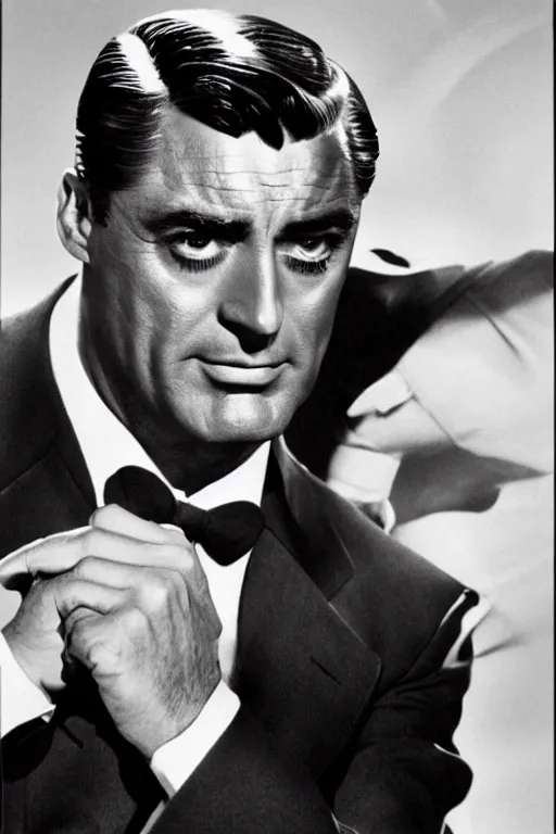Prompt: cary grant as tony stark. superhero movie set in the 1 ac 9 6 0's