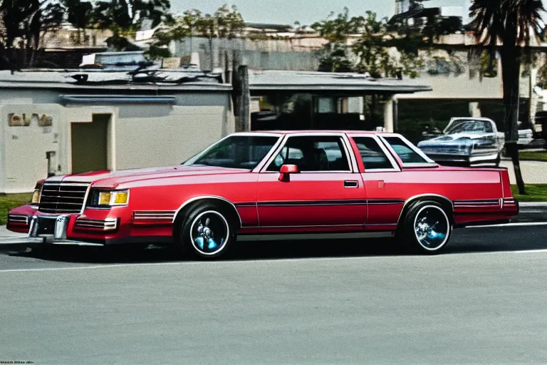 Prompt: 1988 Chevy Bel Air, movie still, speed, cinematic Eastman 5384 film