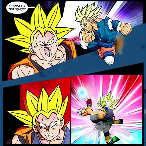 Rick Sanchez Goes Super Saiyan Against Vegeta and Goku (PART 2 & 3