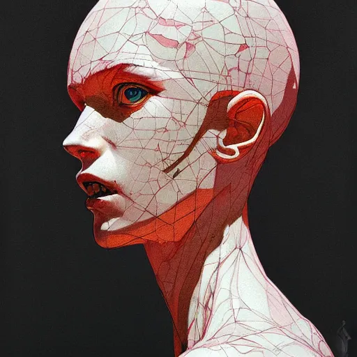 Image similar to prompt : stalker portrait soft light painted by james jean and katsuhiro otomo and erik jones, inspired by akira anime, smooth face feature, intricate oil painting, high detail illustration, sharp high detail, manga and anime 1 9 9 9