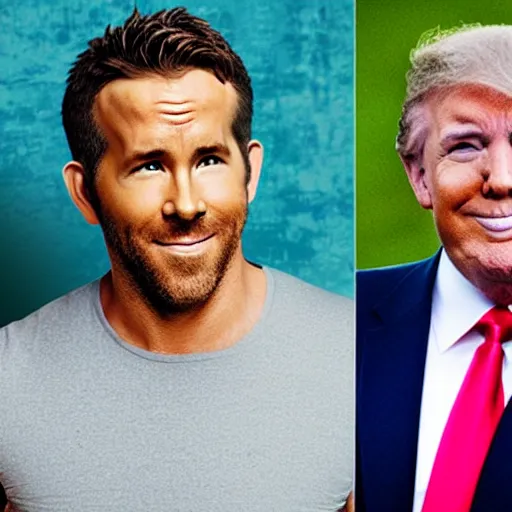 Prompt: romantic comedy staring ryan reynolds and donald trump