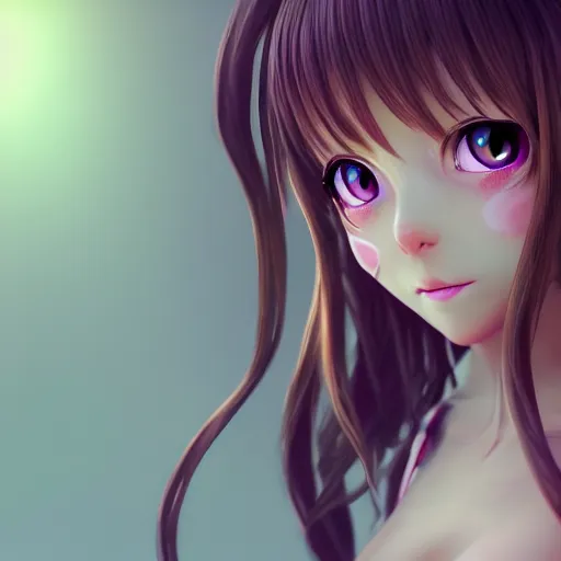 Prompt: render as a very beautiful 3d cat girl anime style full body, long braided hair, hazel eyes, full round face, short smile, cinematic lightning, medium shot, mid-shot, highly detailed, trending on Artstation, Unreal Engine 4k, cinematic wallpaper
