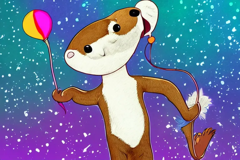 Image similar to a gay anthropomorphic otter dancing in a club, digital art, trending on Twitter