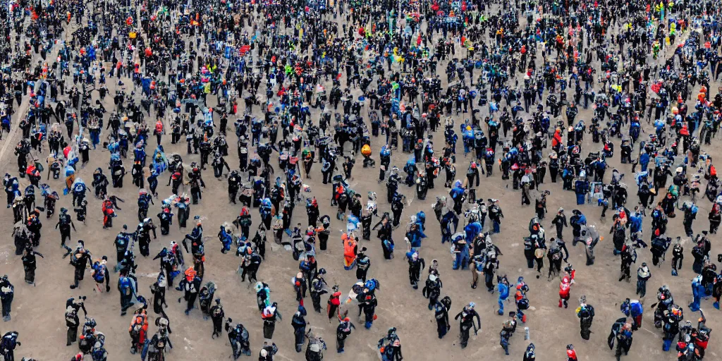 Prompt: ultrawide angle photograph of a team of beyond people extremely detailed beyond people, 8 k