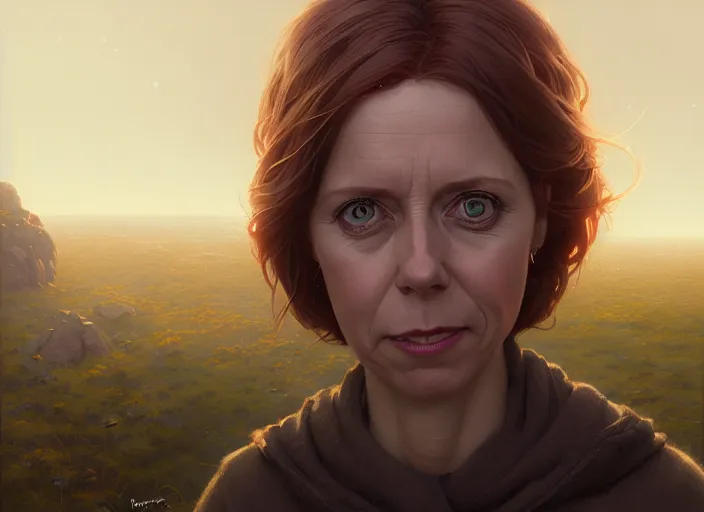 Image similar to highly detailed portrait of holly flax, stephen bliss, unreal engine, fantasy art by greg rutkowski, loish, rhads, ferdinand knab, makoto shinkai and lois van baarle, ilya kuvshinov, rossdraws, tom bagshaw, global illumination, radiant light, detailed and intricate environment