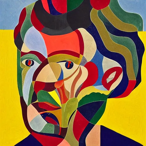 Image similar to portrait of blake shelton by eileen agar