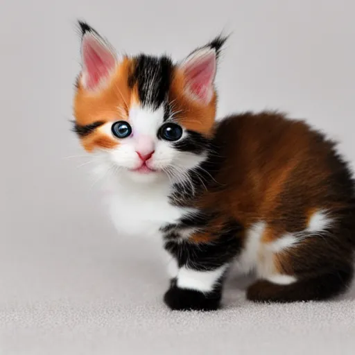 Image similar to a cute baby calico kitten