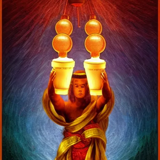 Image similar to “God of lamps”