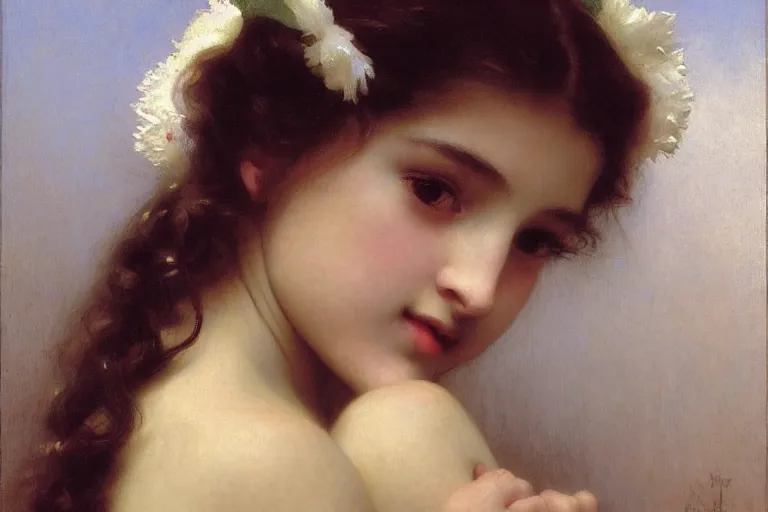 Image similar to pretty girl by william - adolphe bouguereau