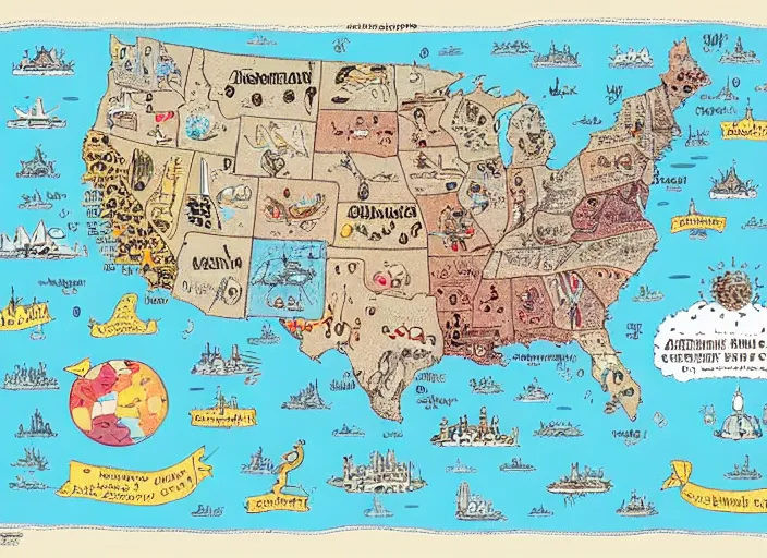 Prompt: a political map of the superstates that rule earth in the year 3 0 0 0, by mattias adolfsson, beautiful composition, amazing details, digital painting