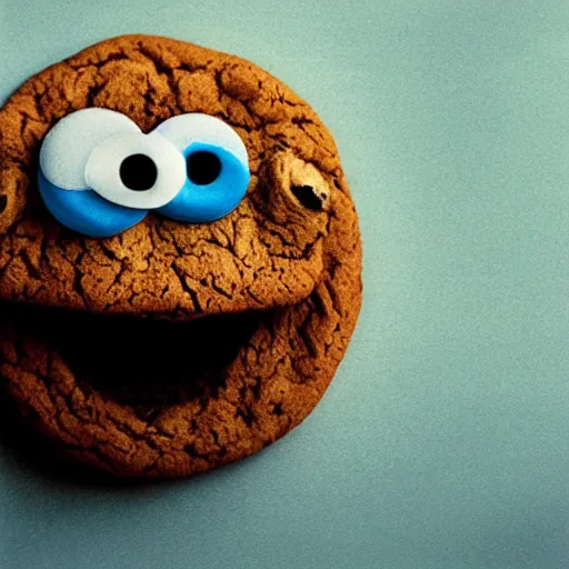 Prompt: cookie monster as joe biden. 3 5 mm. f 2. 8. award winning photograph. taken by annie leibovitz