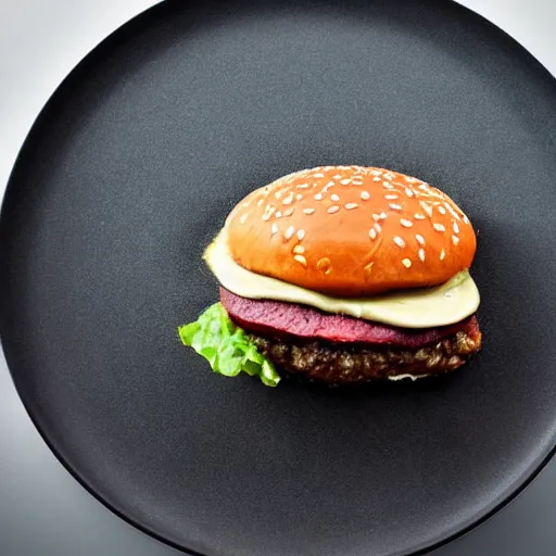 Prompt: The ultimate hamburger. Perfect photography.