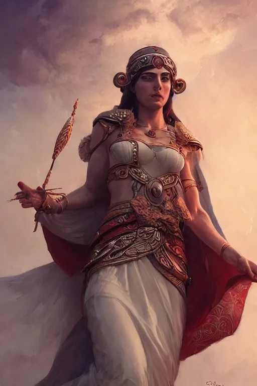 Image similar to goddess of the turk, highly detailed, digital painting, artstation, concept art, smooth, sharp focus, illustration, unreal engine 5, 8 k, art by artgerm and greg rutkowski and edgar maxence