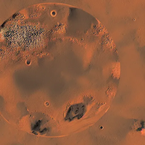 Image similar to a map of mars