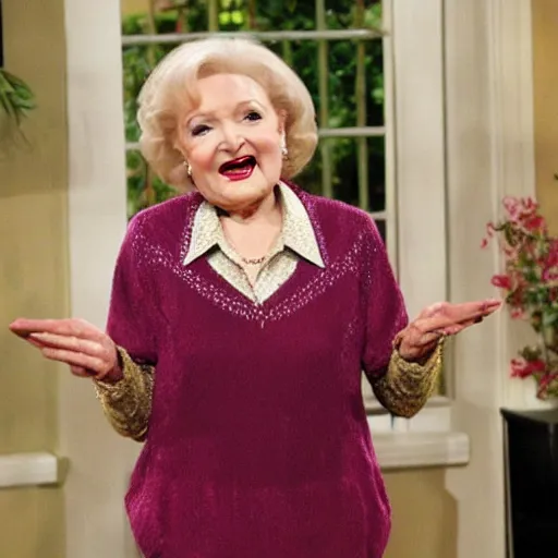 Image similar to betty white in golden girs ( tv )