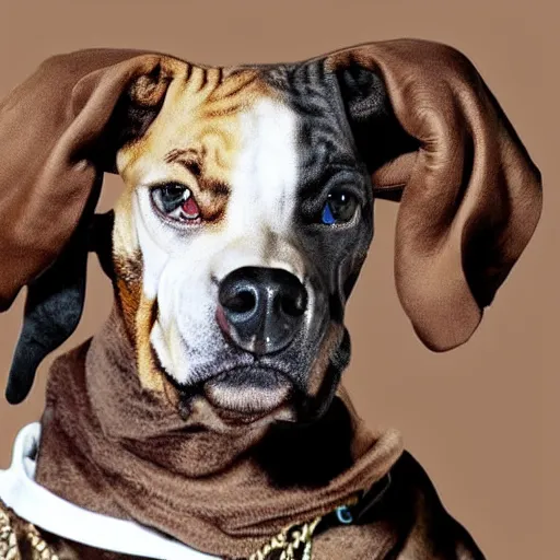 Image similar to hybrid chimera of snoop dogg and a dog