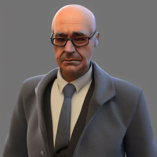 Image similar to plastic figure of professor didier raoult, ihu marseille, guru, high quality, render, unreal engine 5, art station