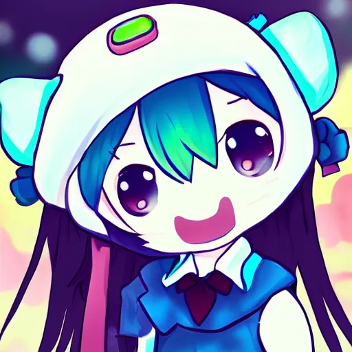 Image similar to cute avatar, trending on pixiv, kawaii