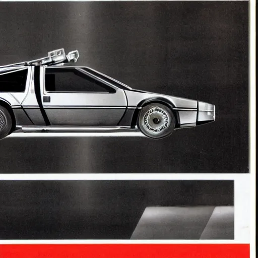 Prompt: an advertisement photo of a shoe design in the style of a DeLorean