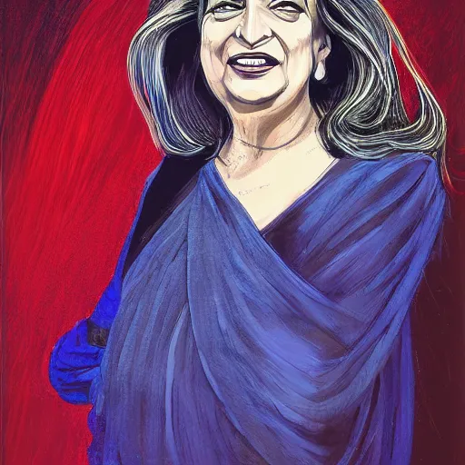 Image similar to portrait of zaha hadid as a beautiful witch