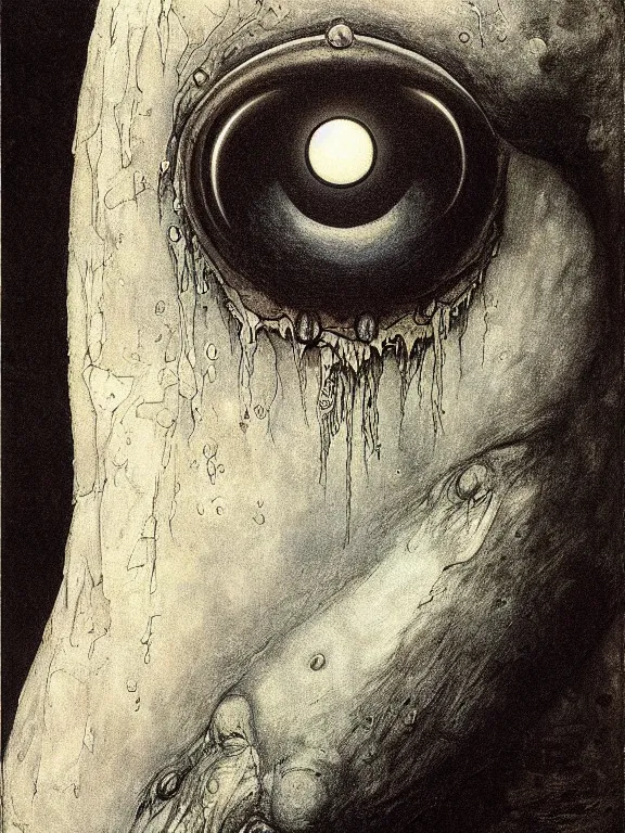 Prompt: one-eyed single-eyed Cyclops Polyphemus concept art with one huge eye. Extremely high detail, details, realistic, solo, masterpiece, colorful, art by Arthur Rackham, Muzinabu, Zdzisław Beksiński, Johann Tischbein, Eugene de Blaas, Frederic Leighton, Rembrandt