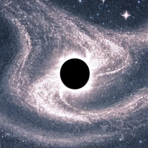 Image similar to a black hole in the sky