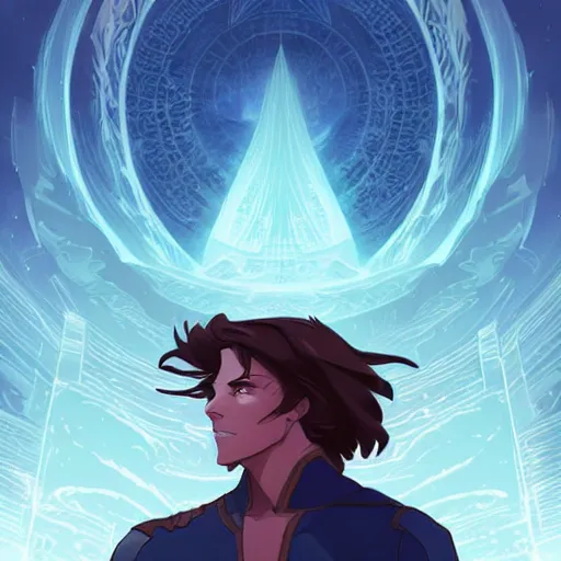 Image similar to kaladin stormblessed from the stormlight archive. clean cel shaded vector art. shutterstock. behance hd by lois van baarle, artgerm, helen huang, by makoto shinkai and ilya kuvshinov, rossdraws, illustration, art by ilya kuvshinov