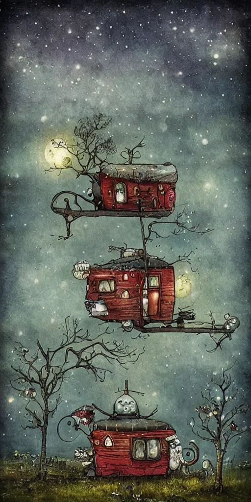 Image similar to a caravan by alexander jansson