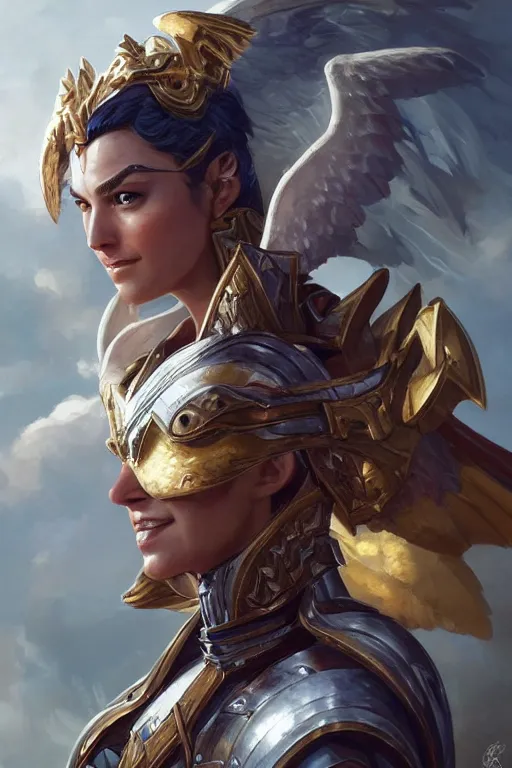 Image similar to amazon valkyrie athena, d & d, fantasy, portrait, highly detailed, headshot, digital painting, trending on artstation, concept art, sharp focus, illustration, art by artgerm and greg rutkowski and magali villeneuve