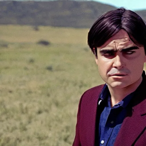 Prompt: ben shapiro, film still from no country for old men ( 2 0 0 7 ), kodak ektachrome 1 2 0, 2 6 mm,