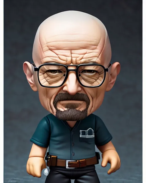 Prompt: nendoroid walter white | | realistic shaded, fine details, realistic shaded lighting poster by greg rutkowski, diego gisbert llorens, magali villeneuve, artgerm, jeremy lipkin and rob rey