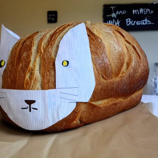 Image similar to bread cat