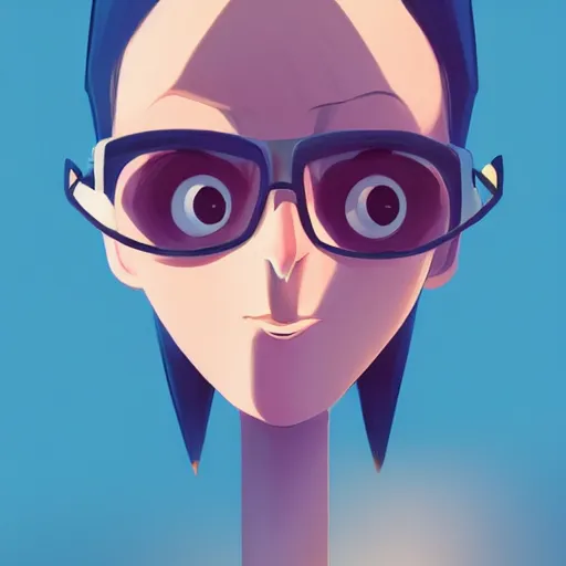 Image similar to face icon stylized minimalist regular show, loftis, cory behance hd by jesper ejsing, by rhads, makoto shinkai and lois van baarle, ilya kuvshinov, rossdraws global illumination