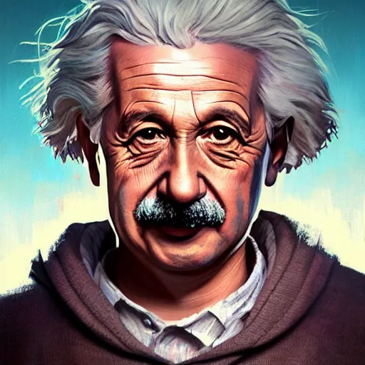 Prompt: highly detailed portrait albert einstein in gta v, stephen bliss, unreal engine, fantasy art by greg rutkowski, loish, rhads, ferdinand knab, makoto shinkai and lois van baarle, ilya kuvshinov, rossdraws, tom bagshaw, global illumination, radiant light, detailed and intricate environment