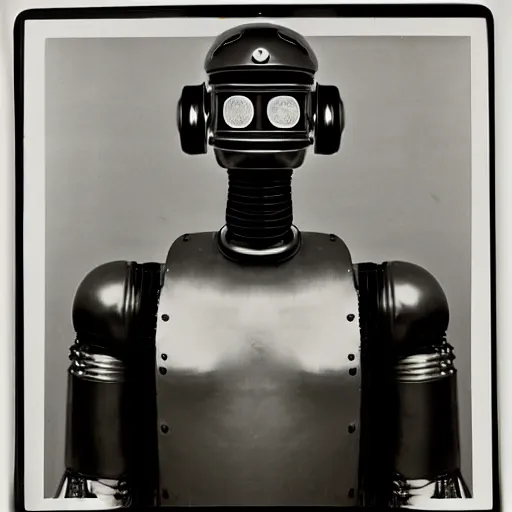 Image similar to robot by Diane Arbus