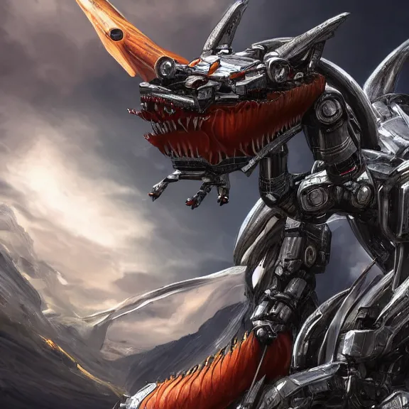 Image similar to detailed shot of a human pilot getting swallowed by a beautiful stunning hot anthropomorphic robot mecha female dragon, with sleek silver metal armor, camera inside the detailed high quality maw, food pov, prey pov, micro pov, vore, digital art, mawshot, dragon vore, furry art, high quality, 8k 3D realistic, macro art, micro art, Furaffinity, Deviantart, Eka's Portal, G6