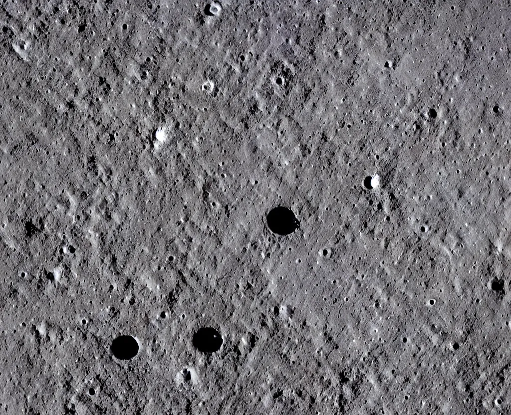 Prompt: Astronauts investigating a crop circle on the moon, 1985 National Geographic color