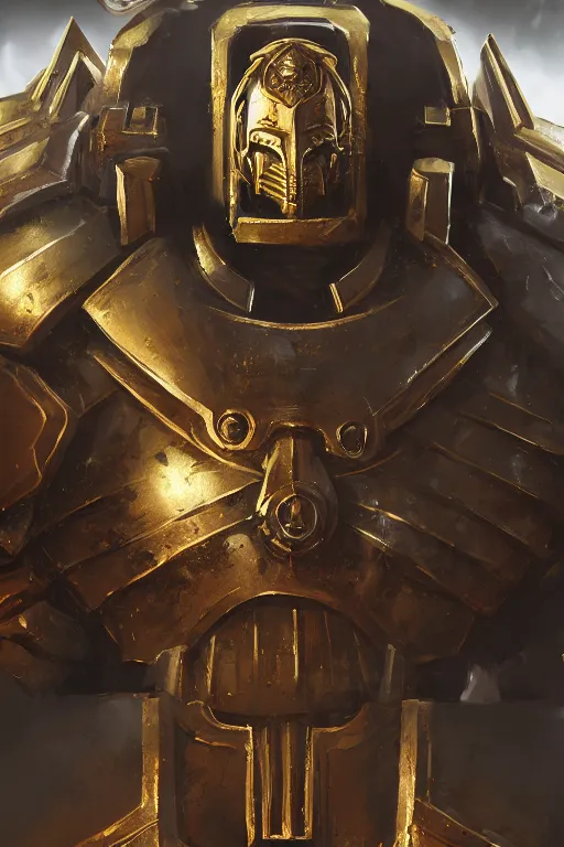 Image similar to armor portrait heros warhammer 4 0 k horus heresy fanart - the primarchs emperor by johannes helgeson animated with vfx concept artist & illustrator global illumination ray tracing hdr fanart arstation zbrush central hardmesh 8 k octane renderer comics stylized