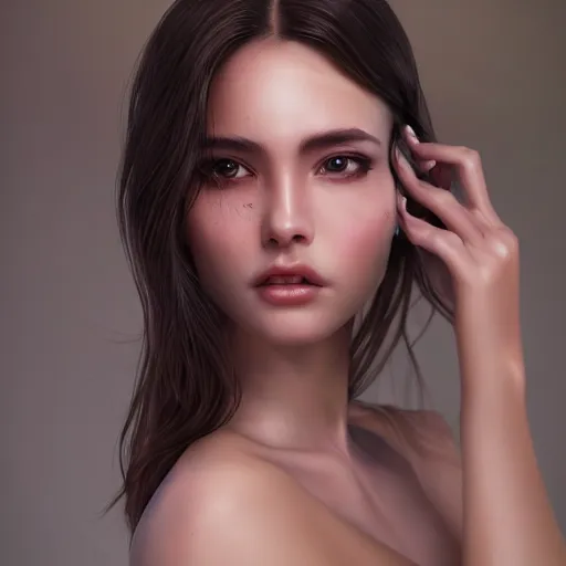Image similar to a cute girl, photo, ultra detail, photoreal, professionally retouched, soft moonlight lighting, shiny plastic bikini, realistic, smooth face, goddess, luscious lips, perfect eyes, wide angle, sharp focus on eyes, 8 k high definition, insanely detailed, intricate, elegant, art by artgerm and wlop