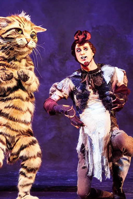 Image similar to 📷 mungojerrie and rumpleteazer, cats musical 1 9 9 8, dynamicly lit portait