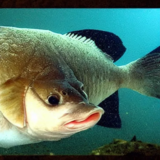 Image similar to oh, my cod! atlantic cod as god, fish in heaven, king of kings and lord of lords.