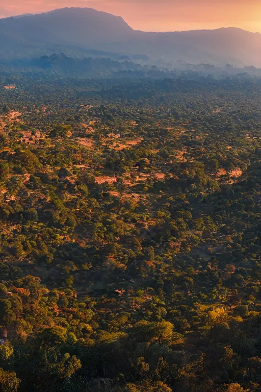 Prompt: ratanaba panoramic view, 8 k, hdr, great light, by greg rutkowski and annie leibowitz