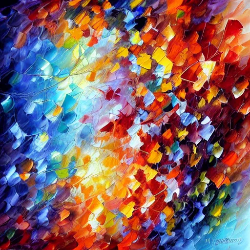 Prompt: fractal artwork by missy gainer at deviantart, style of leonid afremov