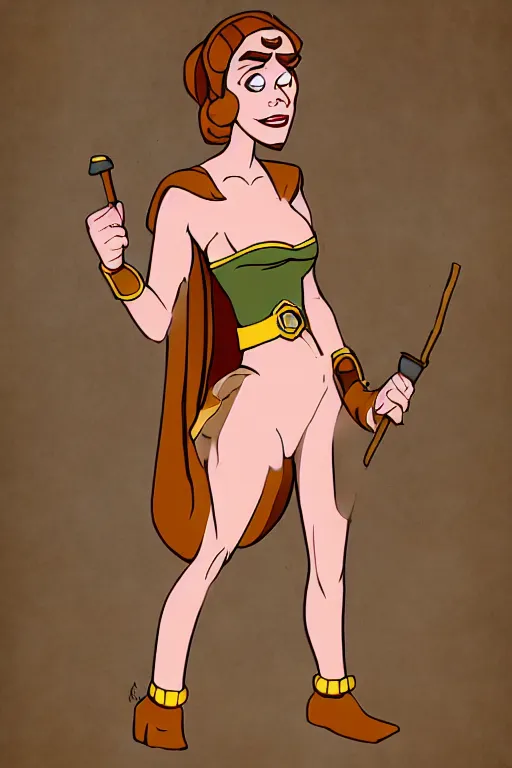 Image similar to a photograph of scooby doo dressed as slave princess leia, trending on artstation