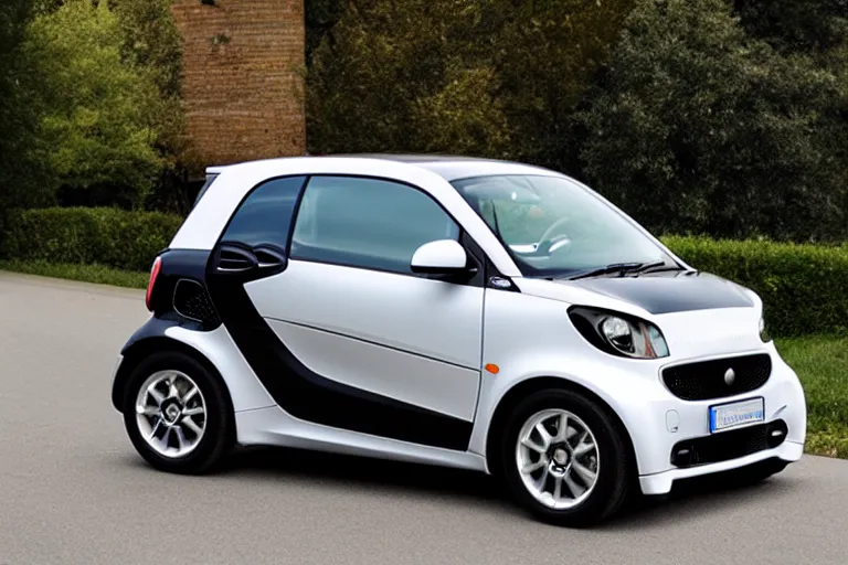 Prompt: smart car limousine